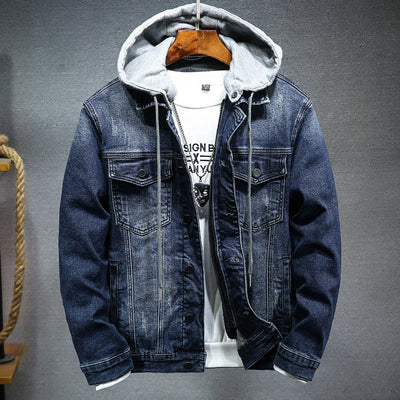 Denim Hooded Jacket