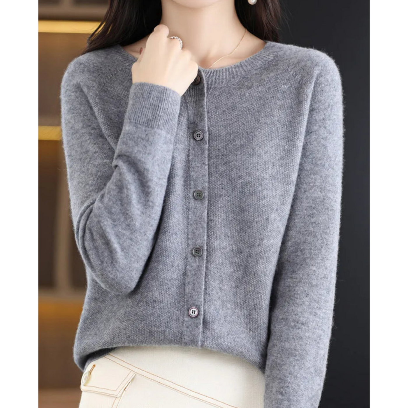 Madison | Cardigan Cashmere Sweater