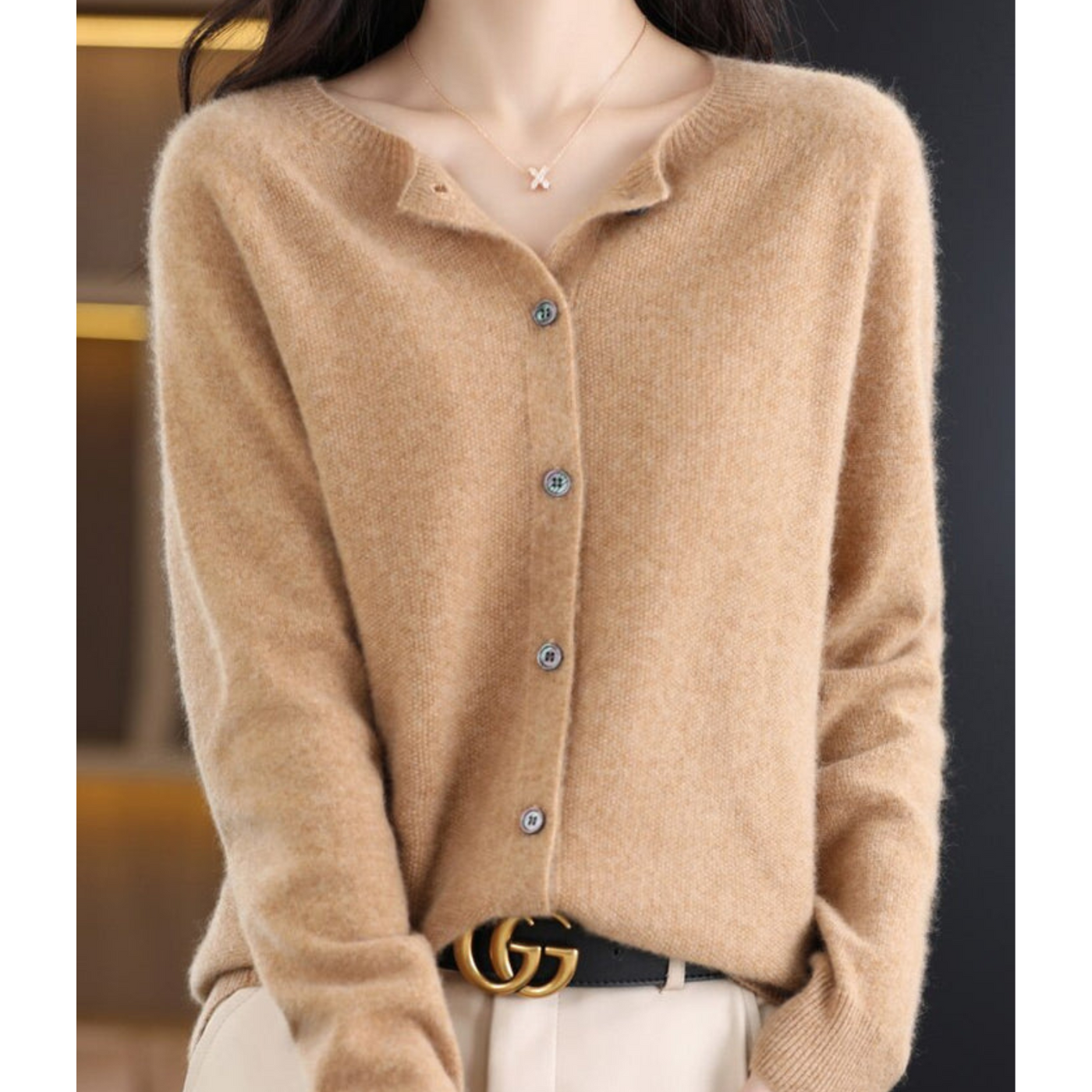 Madison | Cardigan Cashmere Sweater