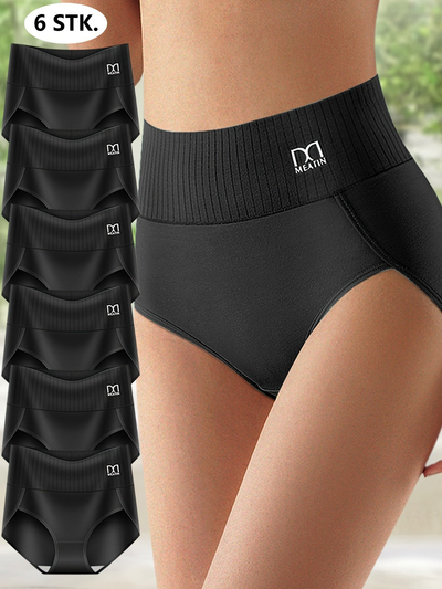 Shaplex™ - 6-Pack Breathable & Comfortable High-Waisted Underwear with Tummy Support