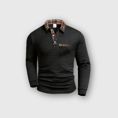 Greyson | Polo Shirt with Check Pattern