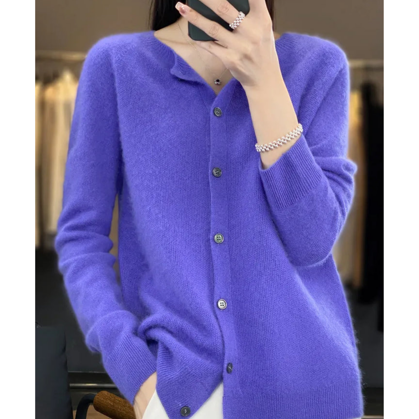 Madison | Cardigan Cashmere Sweater