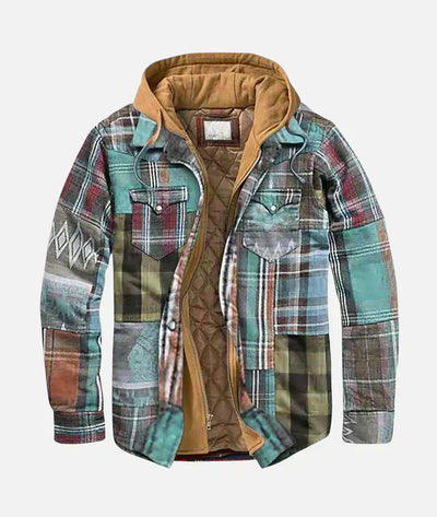 Isaac | Patchwork Check Jacket