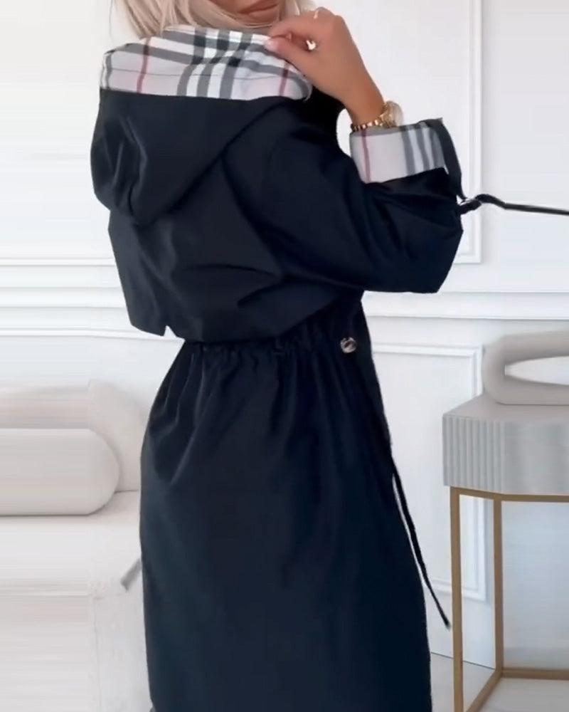 Jas | Trenchcoat with Hood Feature