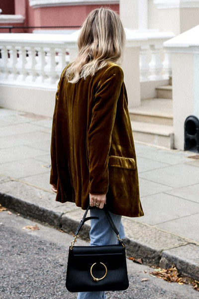 Connie - Eye-Catching Velvet Blazer for Women