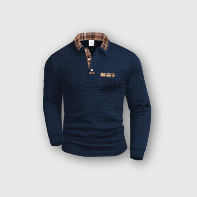 Greyson | Polo Shirt with Check Pattern