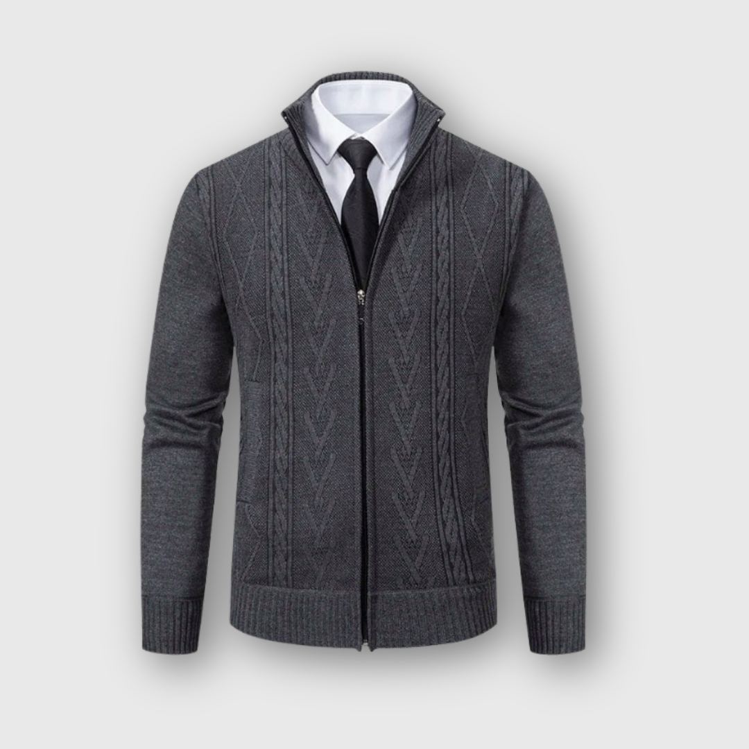 Aristo | Knit Zipper Cardigan