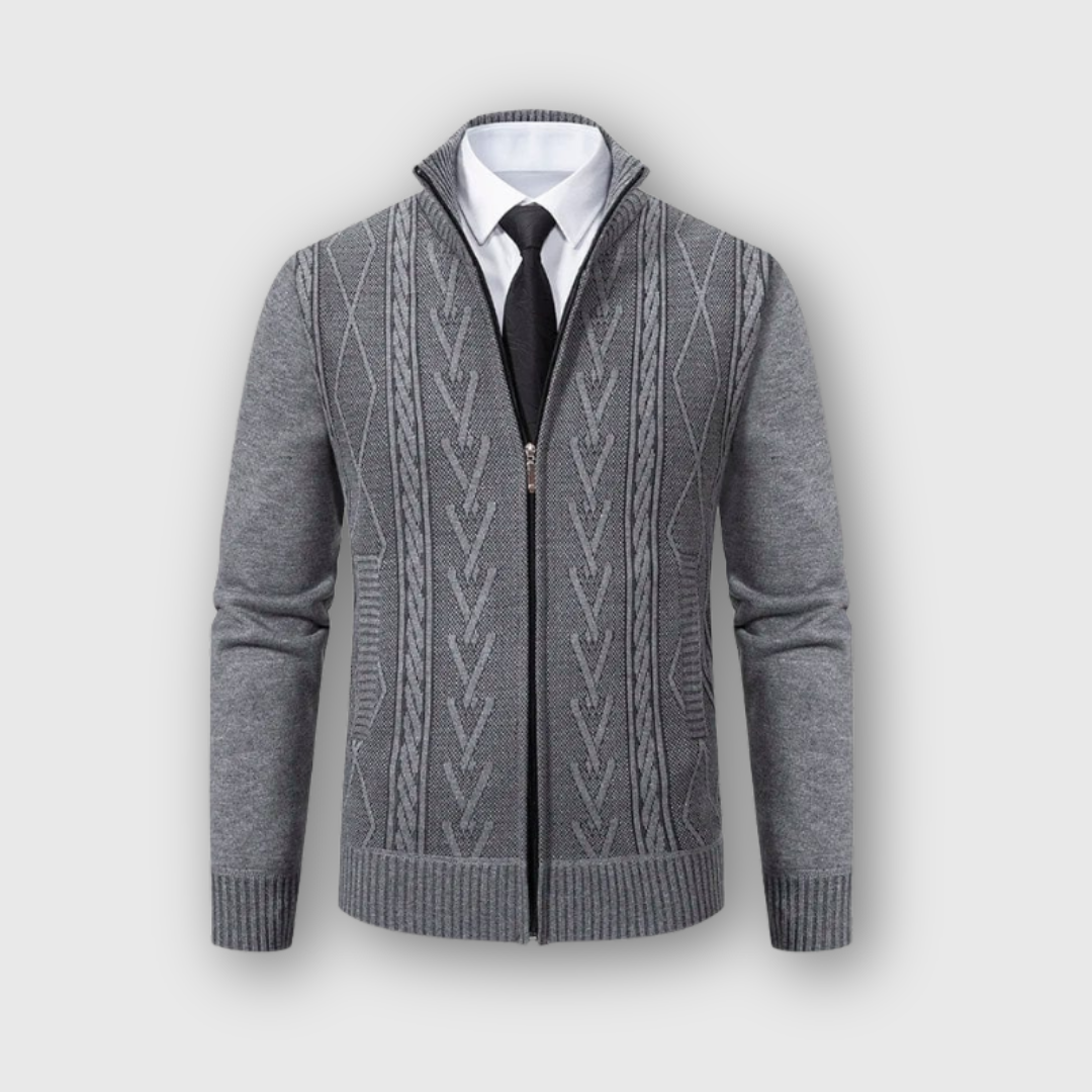 Aristo | Knit Zipper Cardigan