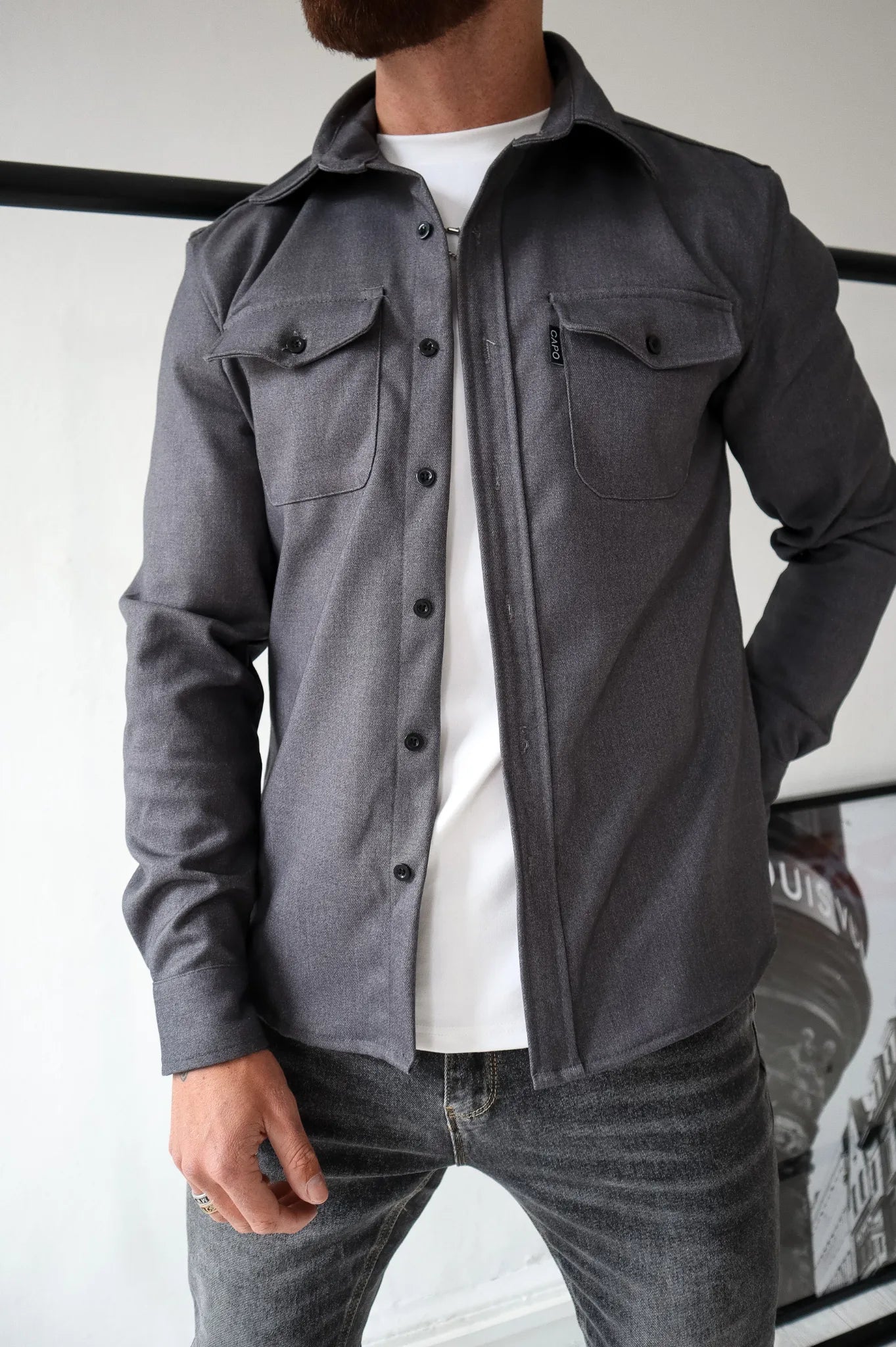 Gert - Modern shirt jacket for men