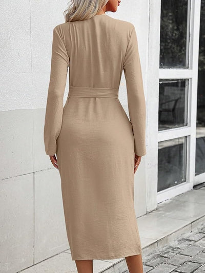 Olivia™ - Elegant Button Up Dress
