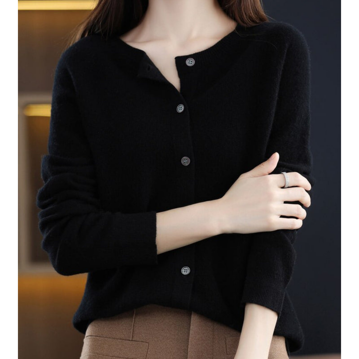 Madison | Cardigan Cashmere Sweater