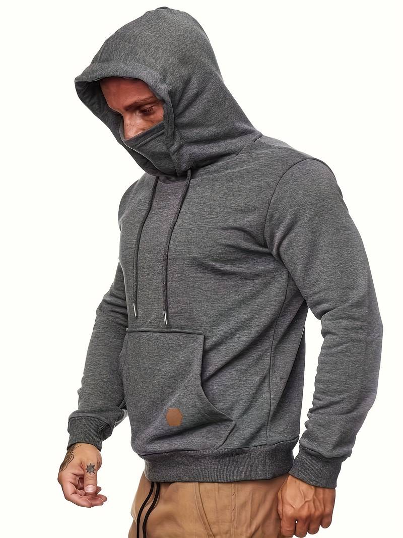 Maxim - Stylish and Comfortable Hoodie with Built-in Mask for Men