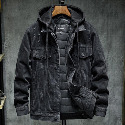 Denim Hooded Jacket