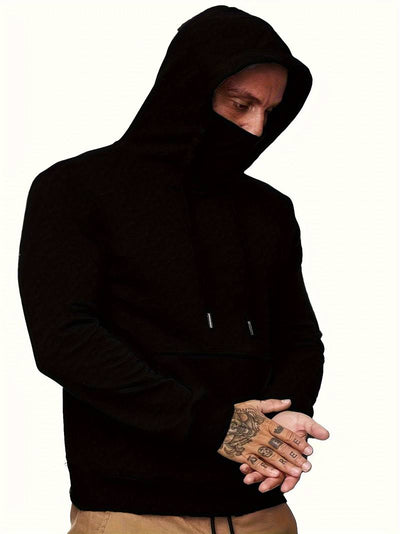 Maxim - Stylish and Comfortable Hoodie with Built-in Mask for Men
