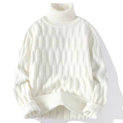 Arvello Jacquard Turtleneck