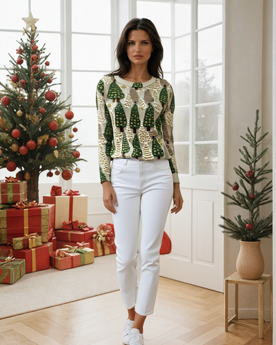 Tess | Sweater for the Holidays