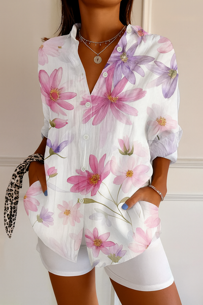 Flower Boho Blouse - Ibiza