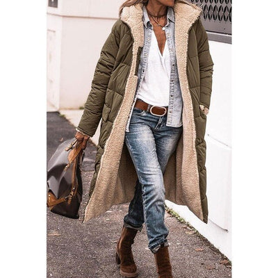 Lainey | Reversible Long Padded Winter Coat