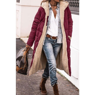 Lainey | Reversible Long Padded Winter Coat