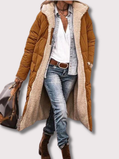 Lainey | Reversible Long Padded Winter Coat