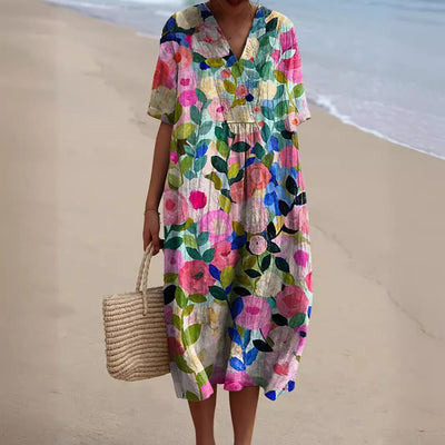 Nicka™ | Dress with vibrant floral pattern