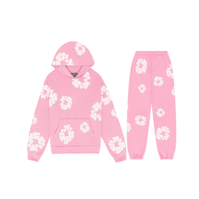 Sebastian | Floral Tracksuit Set Hoodie Flowers