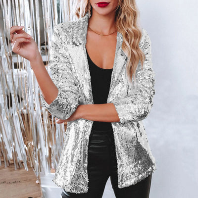 Grace™ – Elegant Sequins Blazer