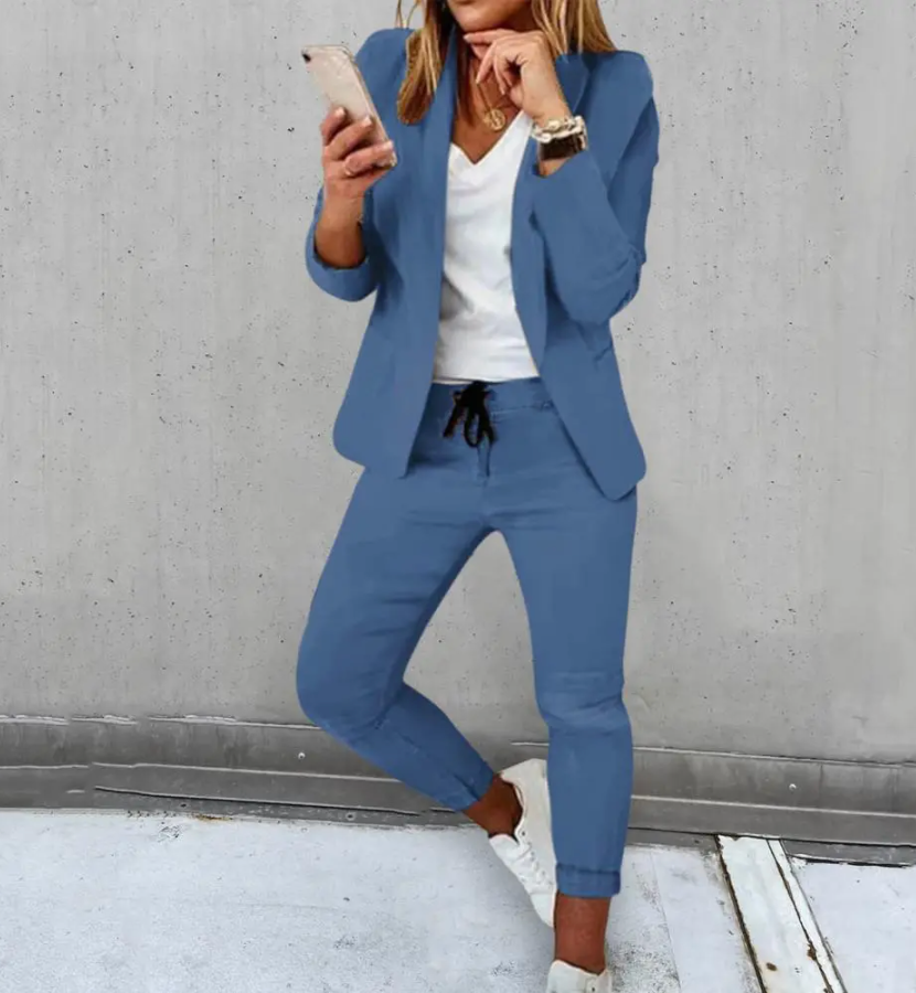 Saar™ | Two-Piece Blazer Set with Elegant Fit and High-Quality Fabrics