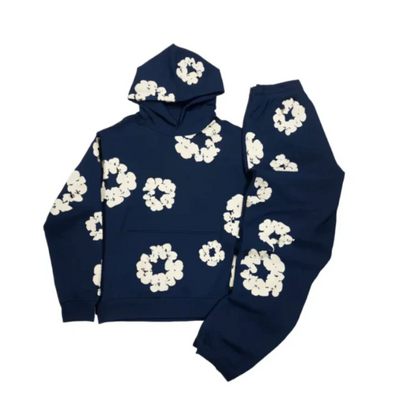 Sebastian | Floral Tracksuit Set Hoodie Flowers