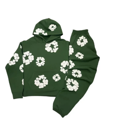 Sebastian | Floral Tracksuit Set Hoodie Flowers