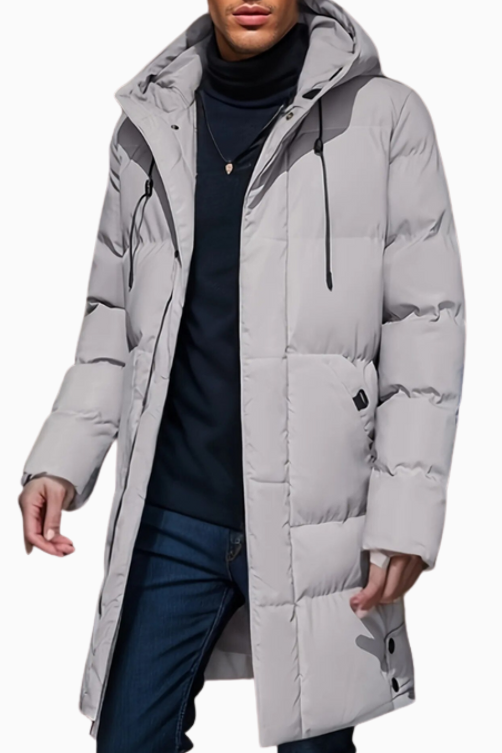 Luke | Long Winter Parka for Men