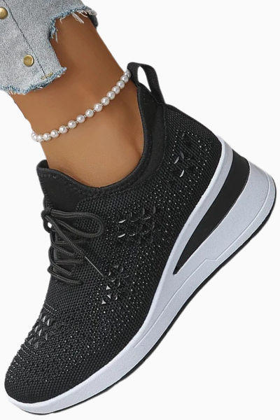 Hannah | Orthopedic Sneakers with Sparkling Rhinestones