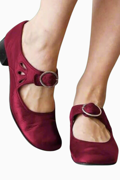 Denisa | Orthopedic Leather Sandals with Comfortable Wedge Sole