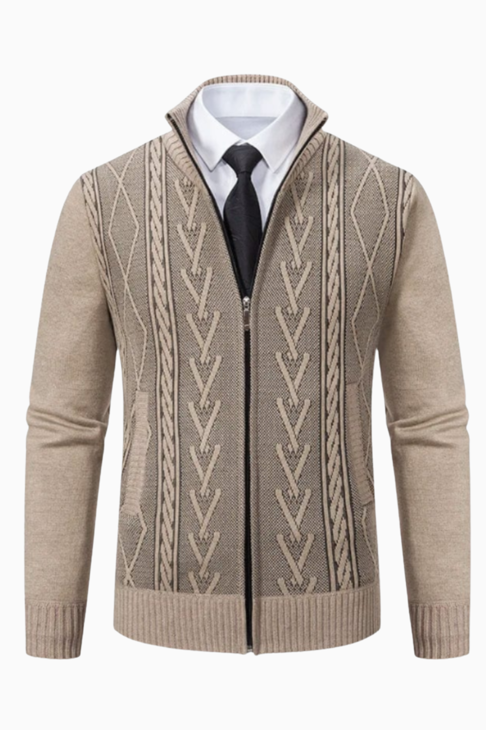 Aristo | Knit Zipper Cardigan