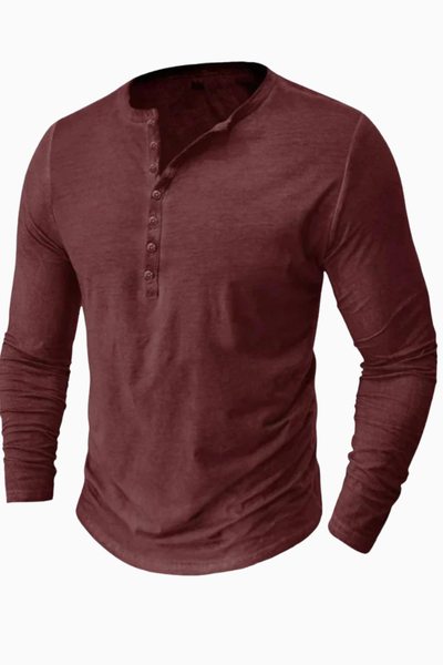 Henley | Long Sleeve Shirt