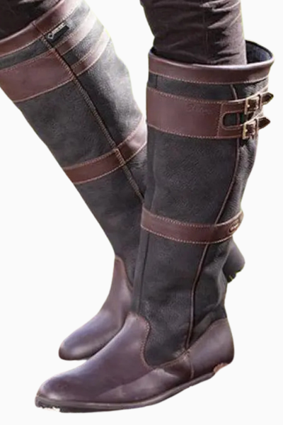 Bridget | Retro Leather Boots
