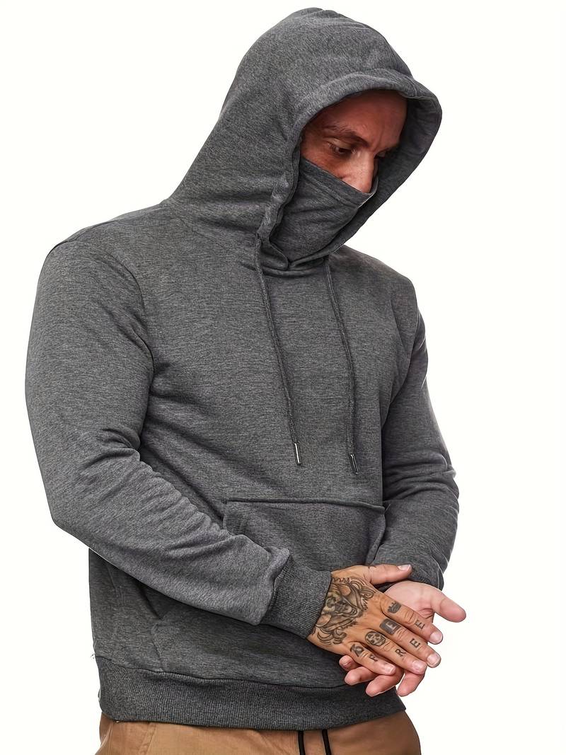 Maxim - Stylish and Comfortable Hoodie with Built-in Mask for Men