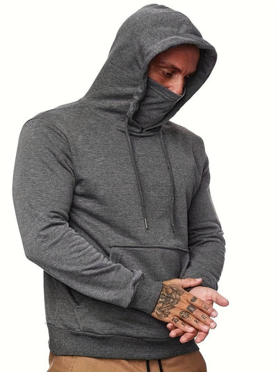 Maxim - Stylish and Comfortable Hoodie with Built-in Mask for Men