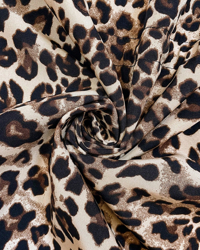 Isabella | Reversible Hooded Coat Leopard Print