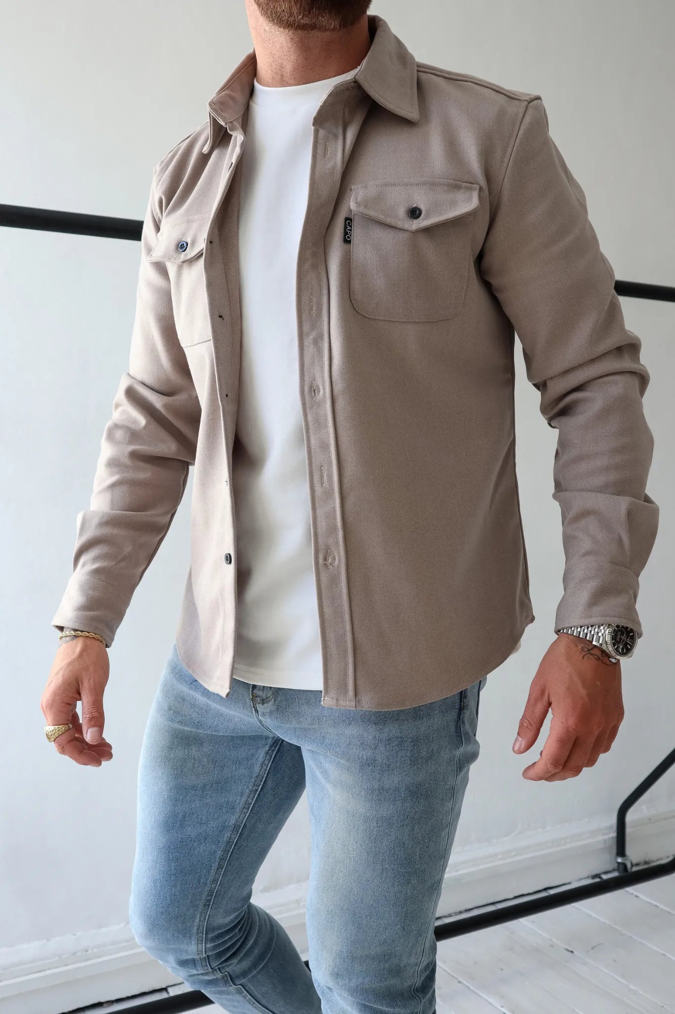 Gert - Modern shirt jacket for men