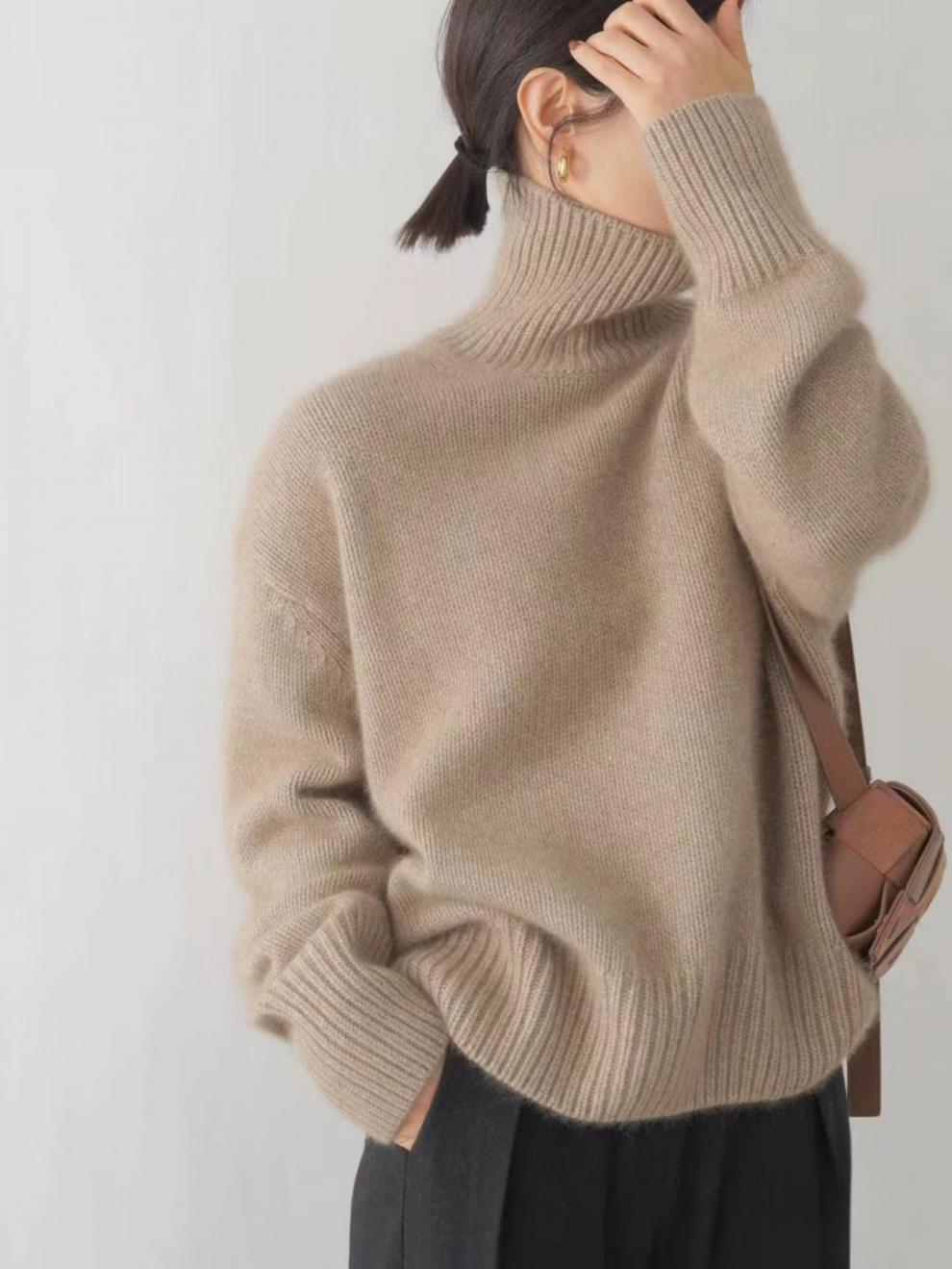 Lara™ | Cashmere Turtleneck Sweater