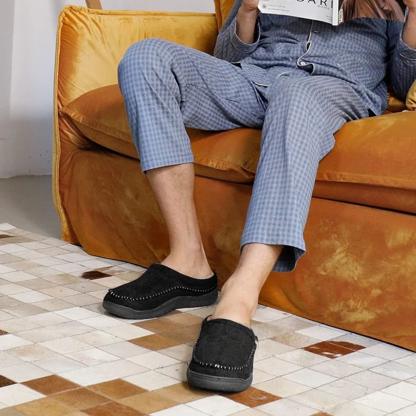 Men's Slippers – Warm and Comfortable Shoes for Home