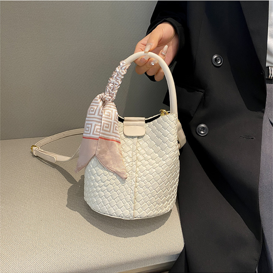 Grace™ - Elegant Woven Style Bucket Bag