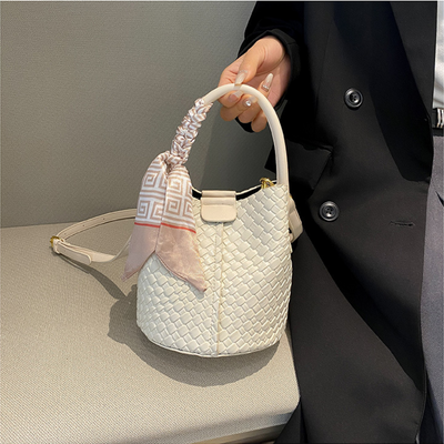 Grace™ - Elegant Woven Style Bucket Bag