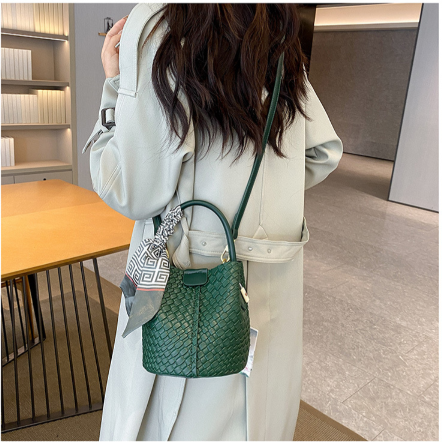 Grace™ - Elegant Woven Style Bucket Bag