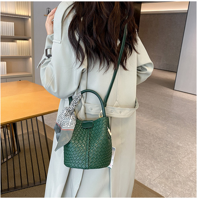 Grace™ - Elegant Woven Style Bucket Bag
