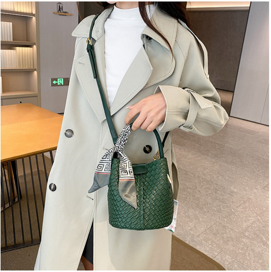 Grace™ - Elegant Woven Style Bucket Bag