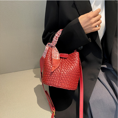 Grace™ - Elegant Woven Style Bucket Bag