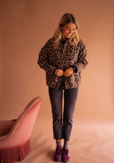 Skylar | Leopard Print Jacket