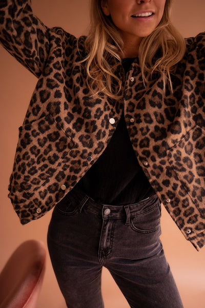 Skylar | Leopard Print Jacket